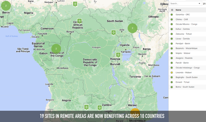 19 Sites In Remote Areas Are Now Benefiting Across 10 Countries (1)